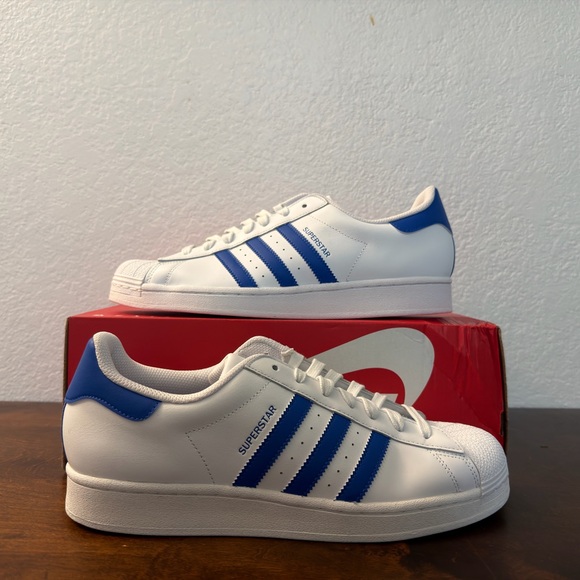 Adidas Superstar 'Cloud White Blue' IG9368 Men's Size 11